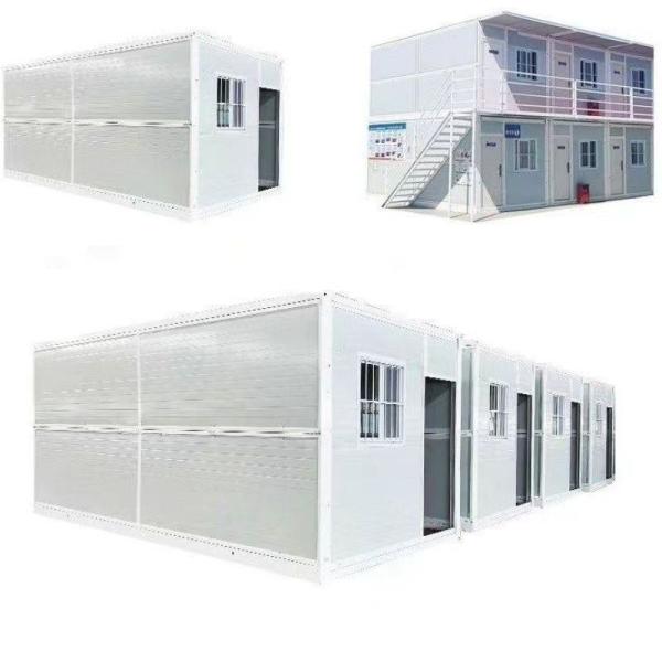 Casa de contêiner de luxo de aço portátil 2 quartos habitação com estrutura de painel sanduíche
