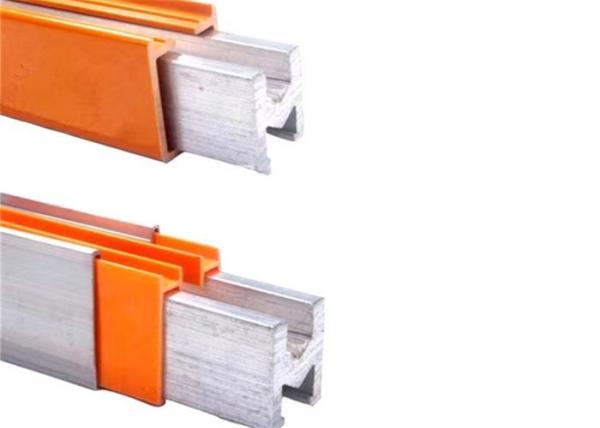 Copper Aluminum Single Pole Insulated Crane Bus Bar 32A To 125A Hoist Crane Parts