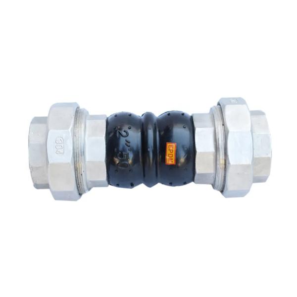 Union EPDM Thread Connected Pipe Coupling Sphere Rubber Expansion Joints Compensator for Ground Source Heat Pump