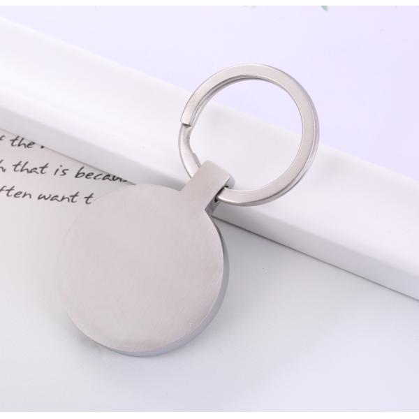 18K Gold Plated Stainless Steel Square and Round Cremation Keepsake Keyring for Jewelry
