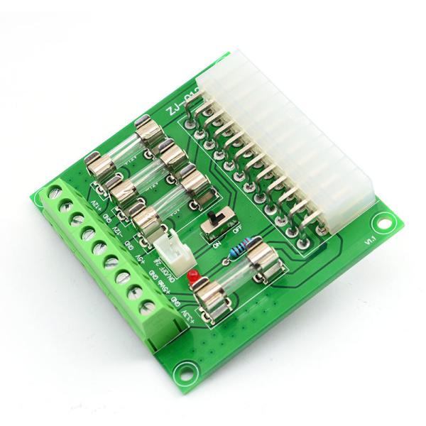 Computer ATX DC Power Supply Distribution Terminal Blocks Breakout Board +3.3V +5V -12V +12V +5V