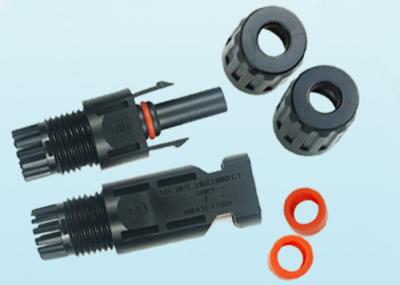 TUV Standard Solar Panel Connectors Copper / Tin Plated Contact Material