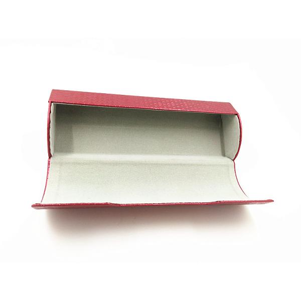 Red 3D Pattern Reading Glass Cases Aluminum Reading Glasses Hard Case