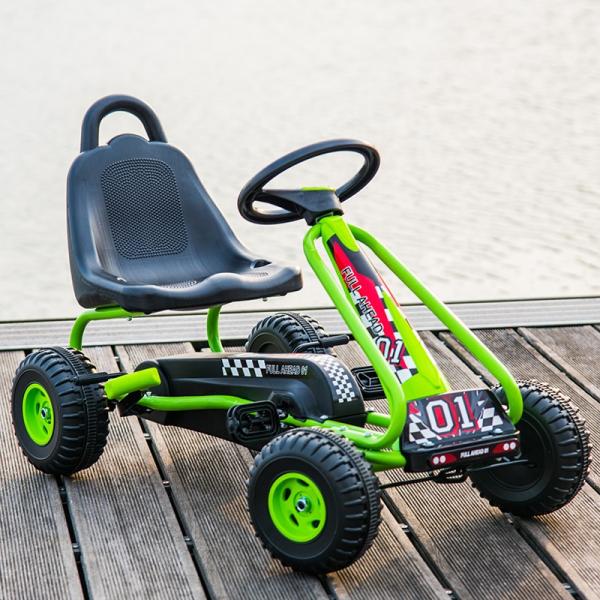 s 4-Wheel Design NO MAX LOAD 30kgs Children's Amusement Ride on Go-Karts Buggy Car for Kids