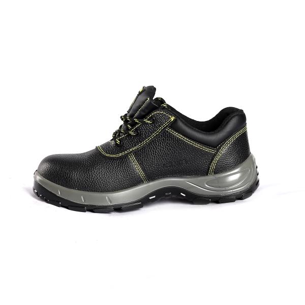 EVA Midsole Material Genuine Leather Upper Steel Toe Safety Shoes for Work