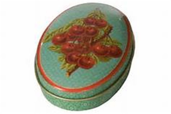 Custom Oval Shape Candy/Chocolate Tin Box For Chocolate And Cookies Packaging