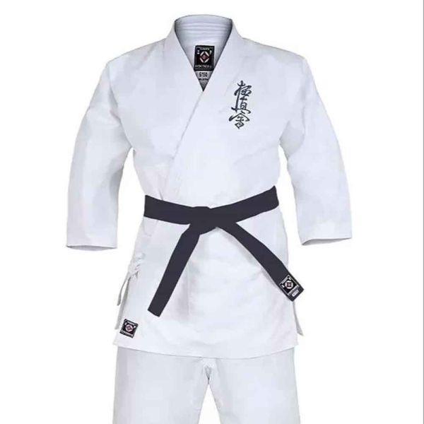 WKF Approved Karate Uniforms Durable Polyester Twill Fabric For Martial Arts Training Practice