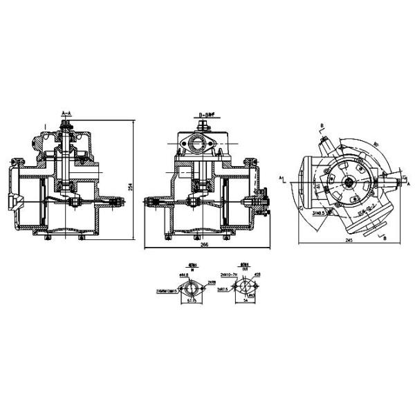 HIGH FLOW FLOWMETERS MOUNTED ON FUEL DISPENSER 1