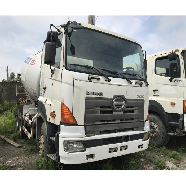 12000 KG Concrete Output 12.9L Used HINO700ZOU Mixer Truck for Construction at Affordable