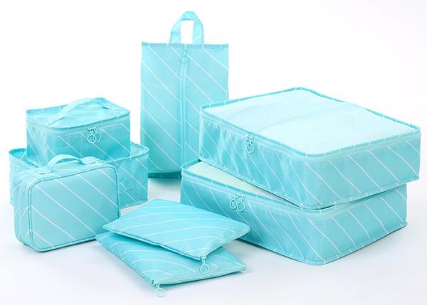 Fashionable Cubes 8PCS Travel Organizer Bag Sets 6 Colors For Travel Packing