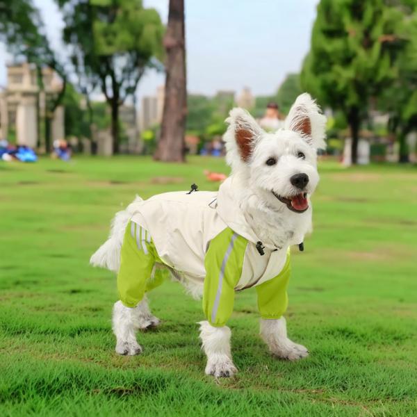 Pet Clothes Raincoat Waterproof Animal Pattern Small Size for Dogs Summer/Spring