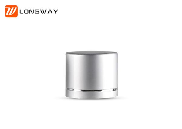 Aluminum Cover Silver Cosmetic Bottle Cap 24/410 Closure ISO Approval