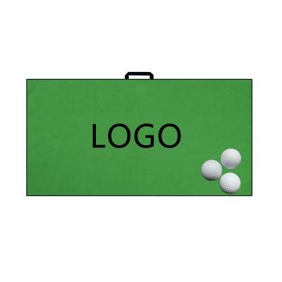 Toalha de golfe personalizada de microfibra esportiva para golfe dobrável