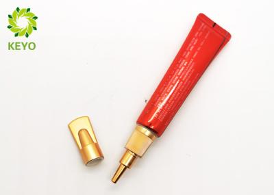 Shinny Red Color Eye Cream Cosmetic Tube Packaging Capacity 0.5 OZ 15ml