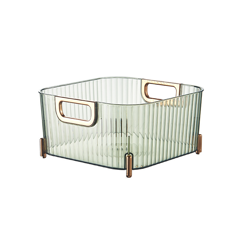 Wholesale Transparent Desktop Sundries Organizer Light Luxury Skin Care Mask Storage Box Cosmetic Storage Box