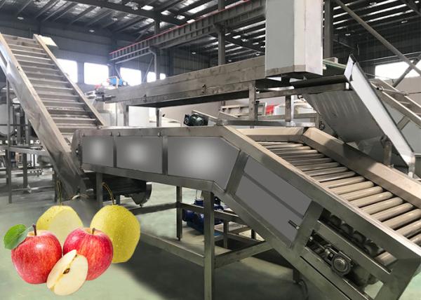 High Efficiency Apple Juice Processing Line Machine SUS316 30T/H 7.5kw