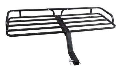 Durable 500lbs Deluxe Cargo Carrier Fit Into 2 Receiver Hitch