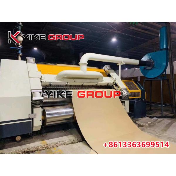 YK-1800 Fingerless Vacuum Adsorption Single Facer Corrugated Machine From YIKE GROUP