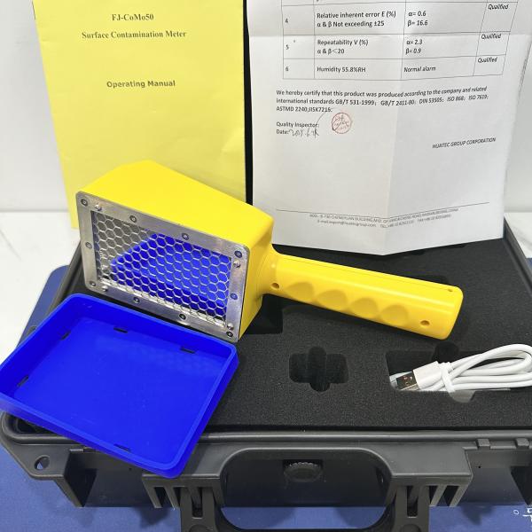 Compact industrie nucléaire son, lumière et alarme de vibration ALPHA BETA GAMMA Contaminateur de surface FJ-CoMo50