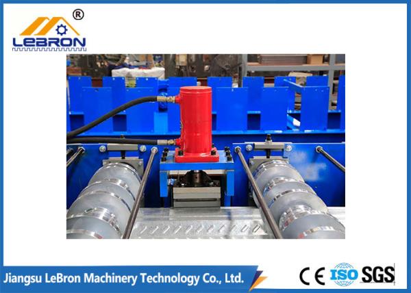 Rolo de aço galvanizado da plataforma de assoalho da bobina 15KW que forma a espessura da máquina 0.8-1.5mm