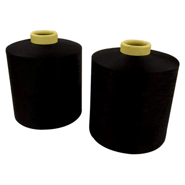 150D/48F, 100D/36F 75d/36f SD NIM HIM DDB 100% Polyester draw textured yarn Black