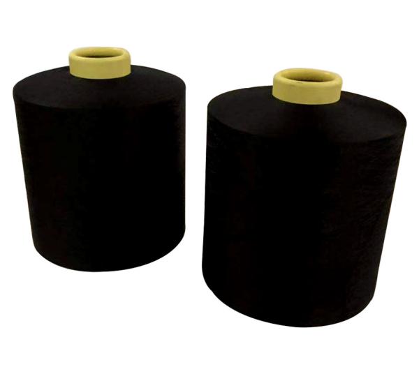 150D/48F Dope Dyed Balck Raw White Colors DTY 100% Polyester Yarn For Socks String Gloves