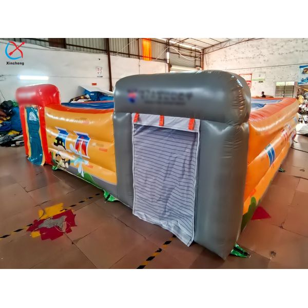 Commercial Fire Safety Themed Inflatable Fire Escape Maze for Kids Educational Events