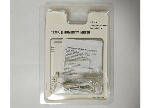 Indoor / Outdoor Mini Digital Hygro Thermometer LCD Display With Probe