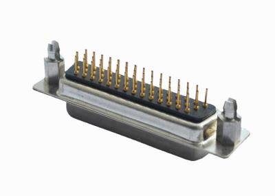 O tipo material dobro ISO9001 de 44 Pin D da fileira PBT do conector fêmea aprovou