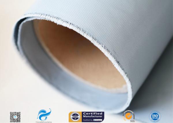 Anti fibre de verre d'armure toile de la corrosion 280g avec du silicone enduisant le côté 2
