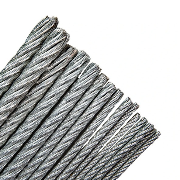 Hot DIP Galvanized 6*9+FC, 6X9w+Iwrc Steel Wire Rope Fou Drawing