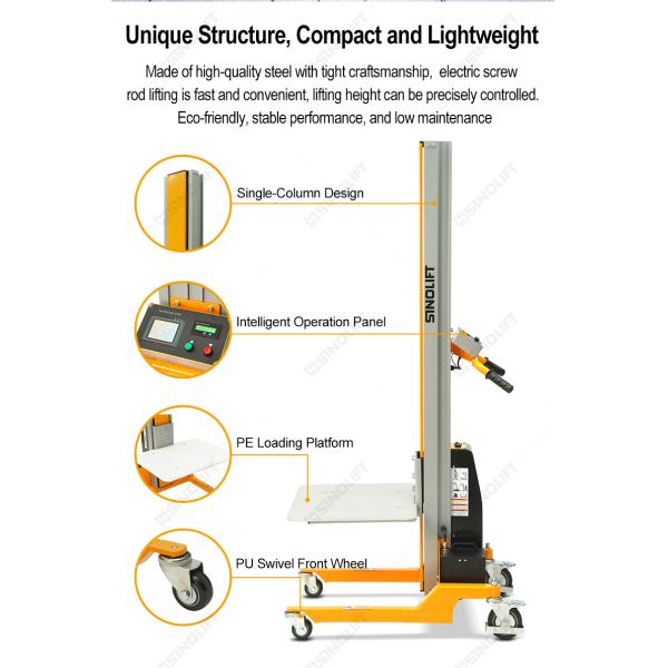 SINOLIFT ESG100 ESG150 Lightweight Electric Screw Stacker