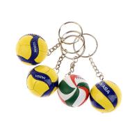 Porte-clés de volley-ball en PVC Cadeaux Ballon de plage Sport pour joueurs Sports