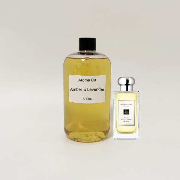 Hotel Amber And Lavender Fragrance Oil 500ml Long Lasting Body Fragrance Diffuser Oil