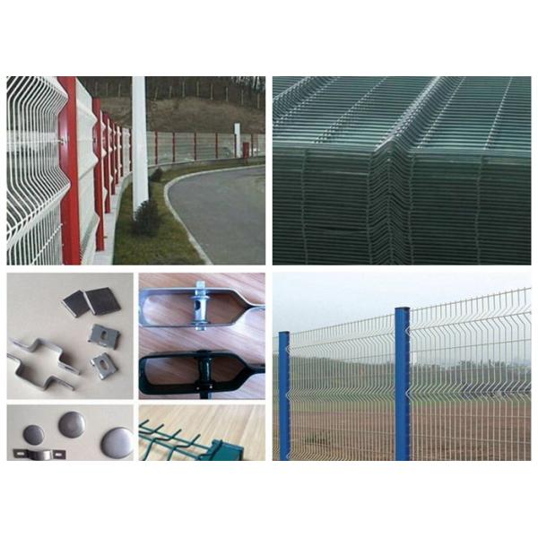 Triangular Bends Garden Mesh Fencing Safety For Sport Field , 3-6.0mm Wire Gauge