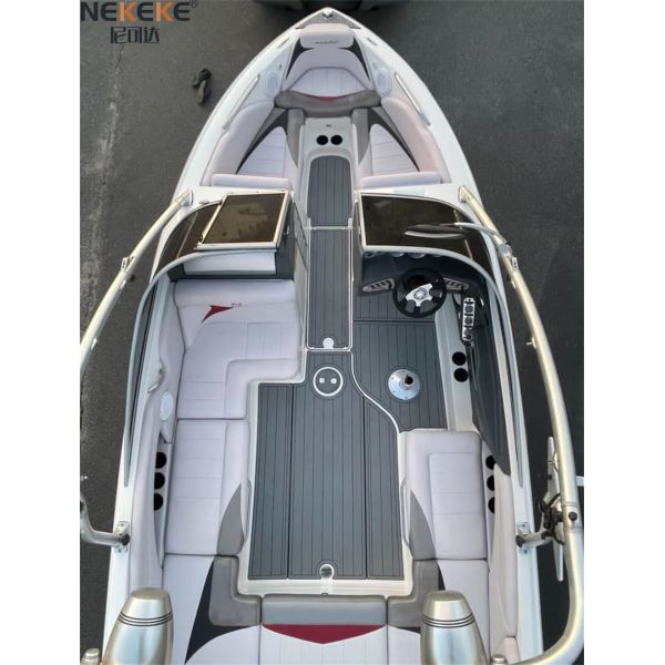 6mm Thickness 3000-Hour UV Resistant Self-Adhesive Marine EVA Flooring Boat Deck Mat for Mastercraft X15 Cockpit