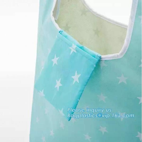 reusable polyester foldable shopping bag pattern eco fruit shape zipper foldable tote bag,production polyester polyester
