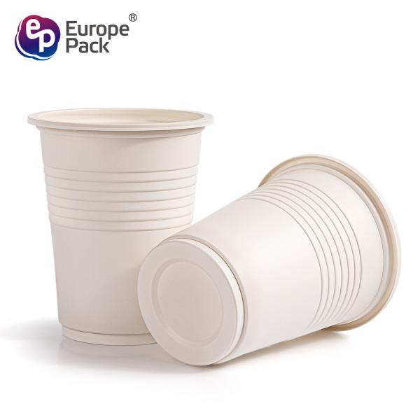 Europe-Pack eco friendly products cornstarch plastic 9 oz disposable water cup