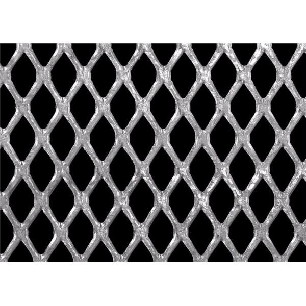 Flattenedd Heavy Expanded Metal Mesh Panel Strong Tensile Strength