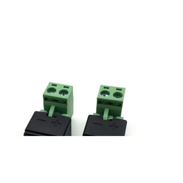 Solderless Insert Male Female 2.1 X 5.5mm DC Jack Connector Power Terminal Plug Adapter for LED Strip CCTV Camera
