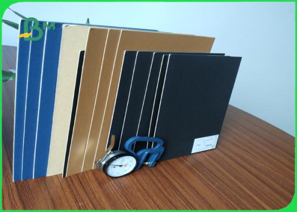 blanc de 1.5mm Grey Board Sheets Laminated With/papier d'emballage/couleur bleue