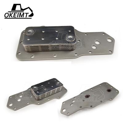 3921557 Engine Oil Cooler Komatsu S4D102 Oil Cooler Assembly For Cummins B3.9L 4B