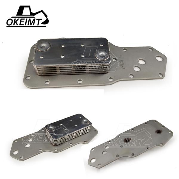 3921557 Engine Oil Cooler Komatsu S4D102 Oil Cooler Assembly For Cummins B3.9L 4B