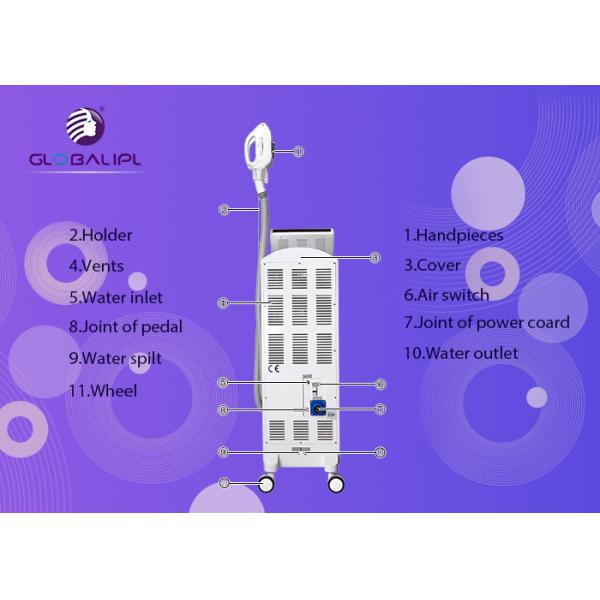 4000W SHR SSR Beauty Machine , Laser Hair Removal Equipment 10