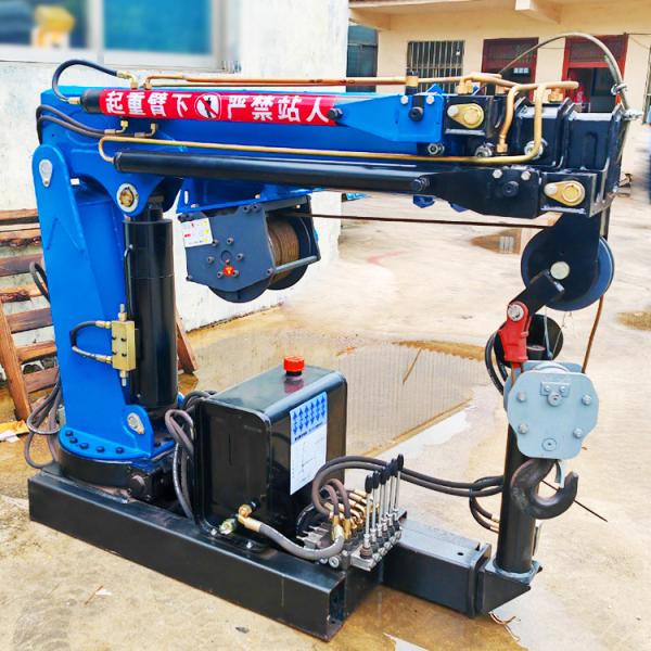 High Quality Hydraulic Truck Crane Small Folding Boom Truck Mounted Crane for Mini Pickup