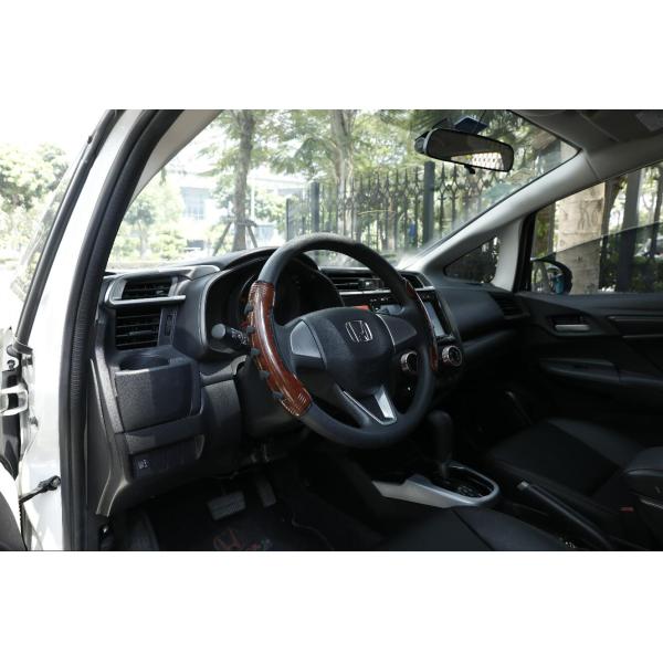 Carbon Fiber Car Steering Wheel Cover High Durability Peach Wood Grain Color