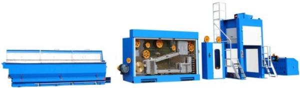 Alumínio Rod Breakdown Wire Drawing Machine do cobre 220KW