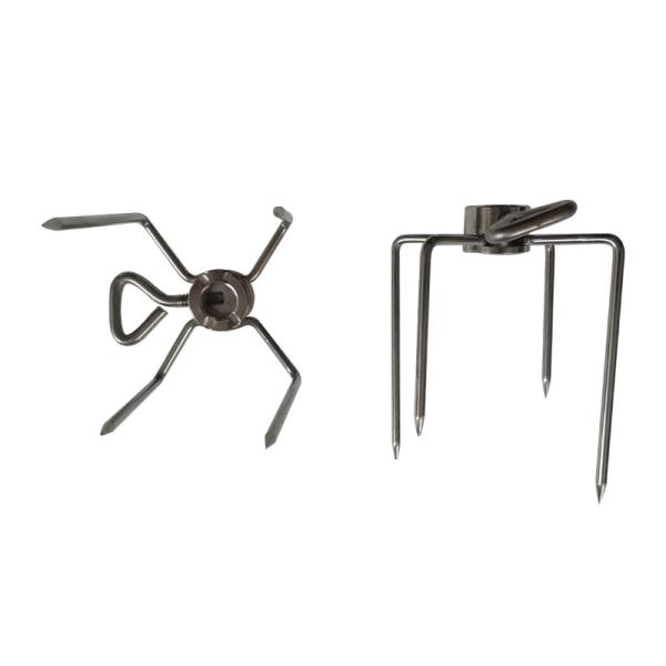 Барбекю вилка пищевая сталь из нержавеющей стали Барбекю гриль Ротиссерьи Слюнный ротик для курицы