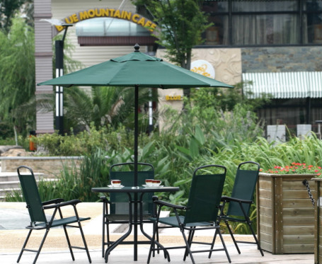 HIFINE Hot Selling Steel Folding Chairs and Tables Garden Furniture Set-Folded Outdoor