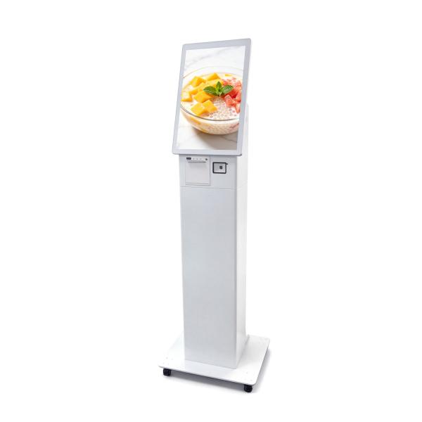 1920*1080 Resolution 2 in 1 Self Service Kiosk with Optional QR Scanner for Quick Customer Check In